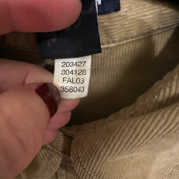 Vintage Y2K GAP Womens Corduroy Tan Pearl Snap Front Shirt Western Cowgirl Rodeo - Picture 3 of 10